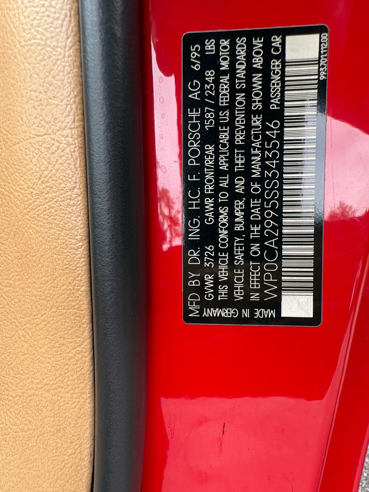 1995 Porsche 911 Carrera Cabriolet - Image 39