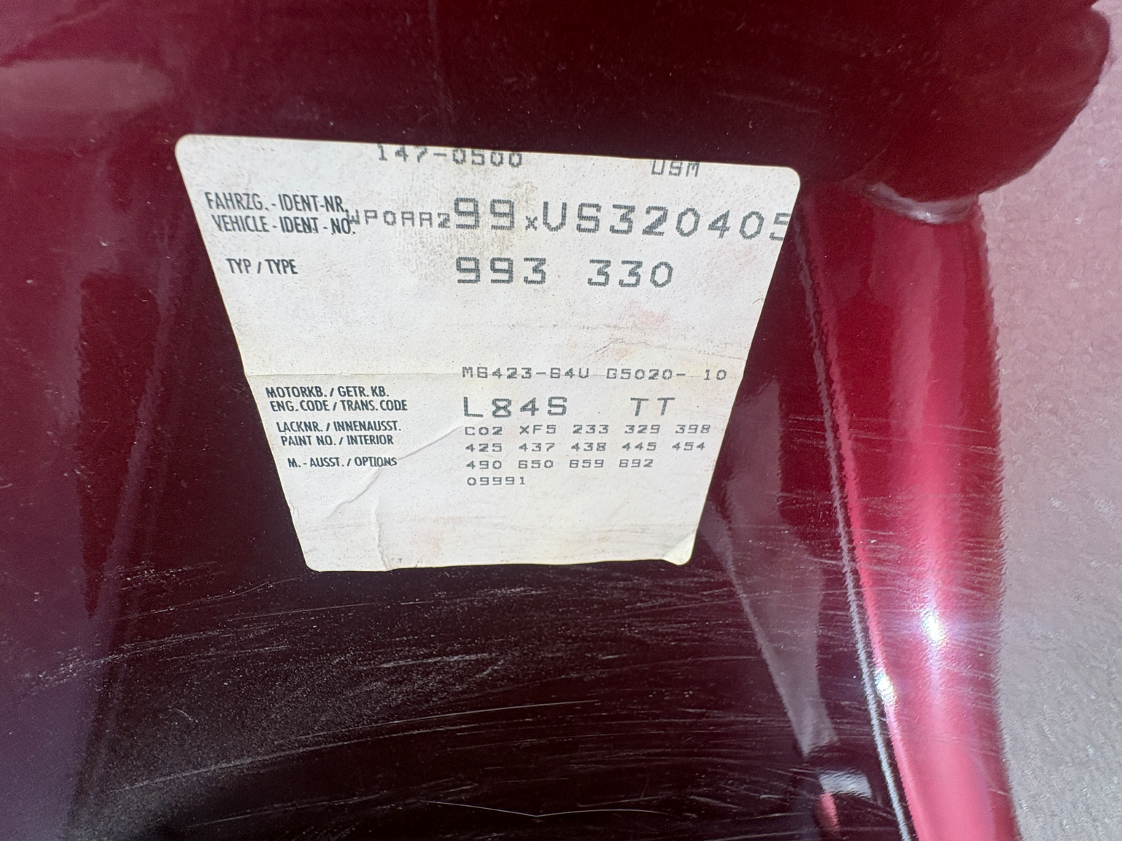 1997 Porsche 911 Carrera - Image 51
