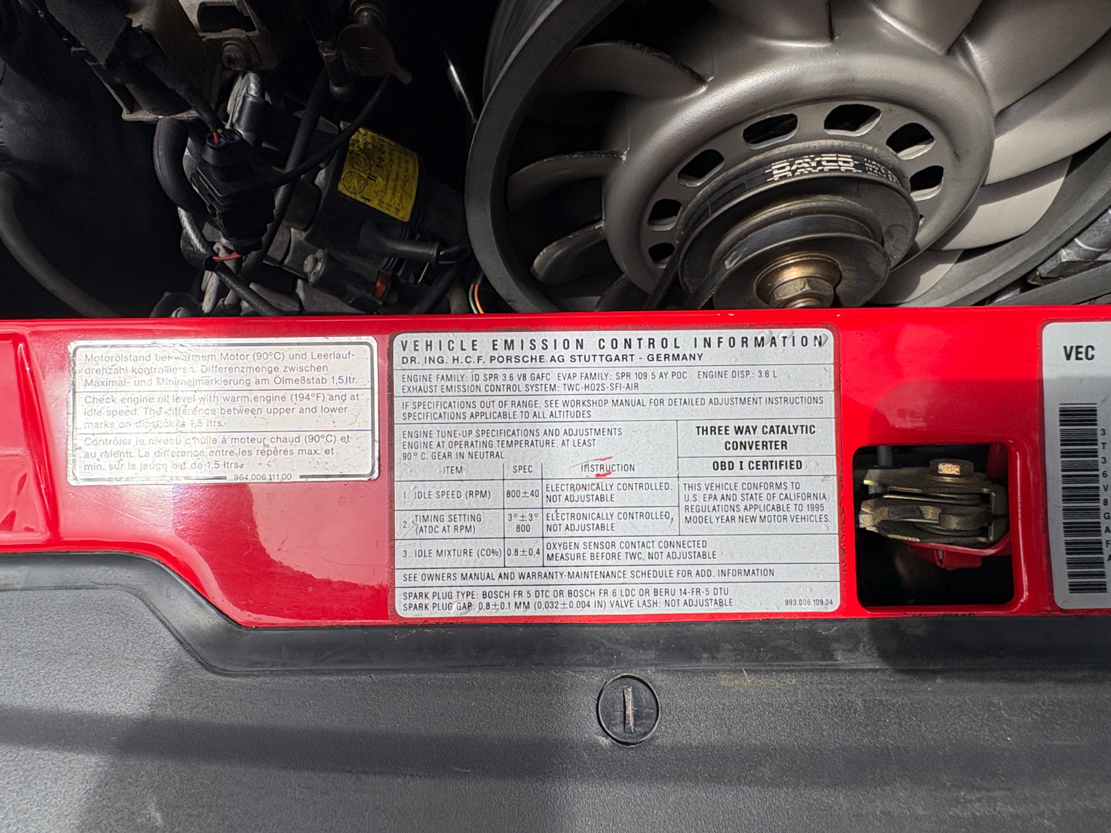1995 Porsche 911 Carrera - Image 52